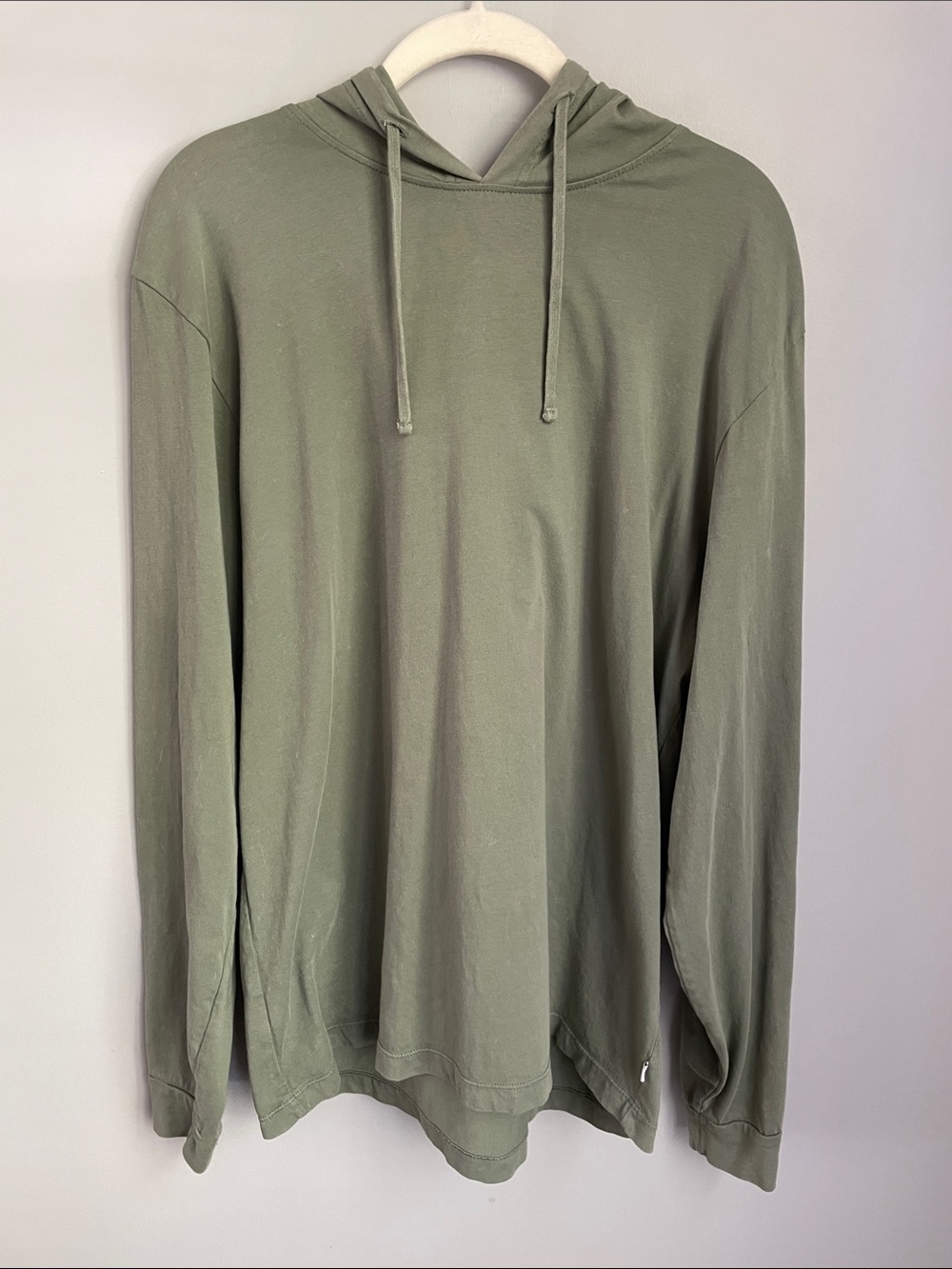 Katin Green Organic Cotton Pullover Lightweight Hoodie Size Large